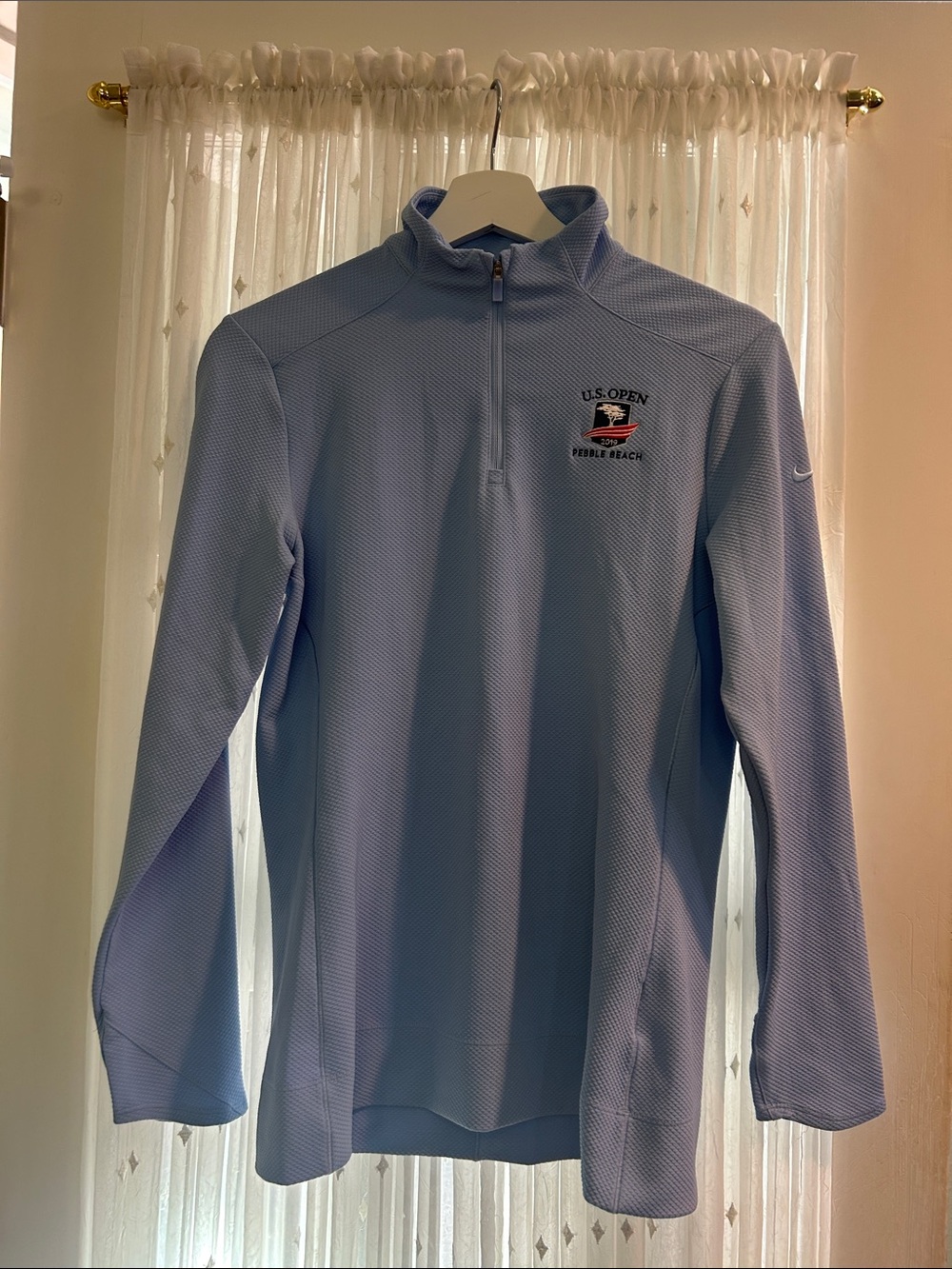 U.S. Open 2019 Pebble Beach Nike Dri-FIT Athletic Top in Light Blue